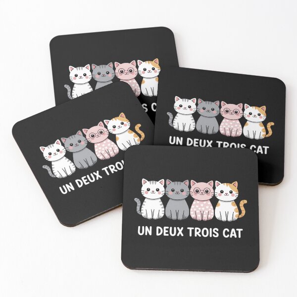 Item preview, Cat Mama Cat Mom Un Deux Trois Cat Mother's Day designed and sold by TrinaEspinoza.