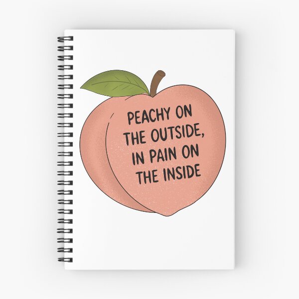 Item preview, Peachy Outside Hurting Inside Design designed and sold by Chronically creative.