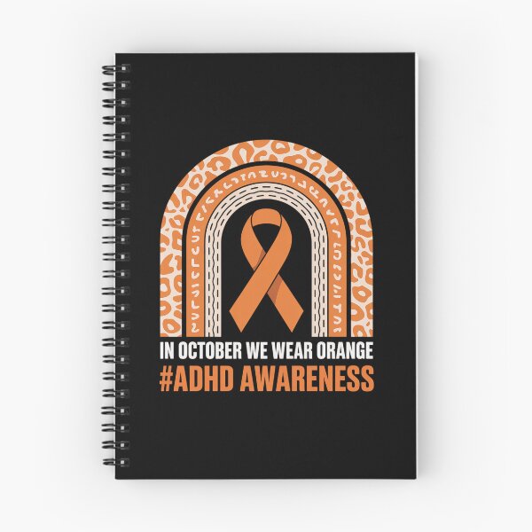 Item preview, In October we wear orange - ADHD Awareness Month ribbon designed and sold by fferomananul.