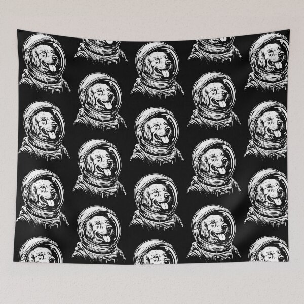 Item preview, Funny Golden Retriever Astronaut Spacesuit Mom Dad Kids designed and sold by rafaeltto.
