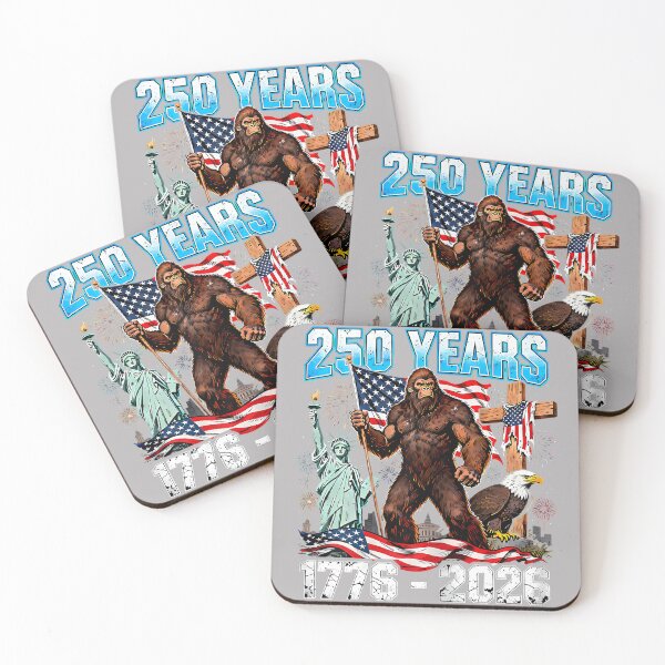 Item preview, 250 Years USA 1776 2026 Patriotic Freedom Bigfoot Pride designed and sold by GreggRoss.
