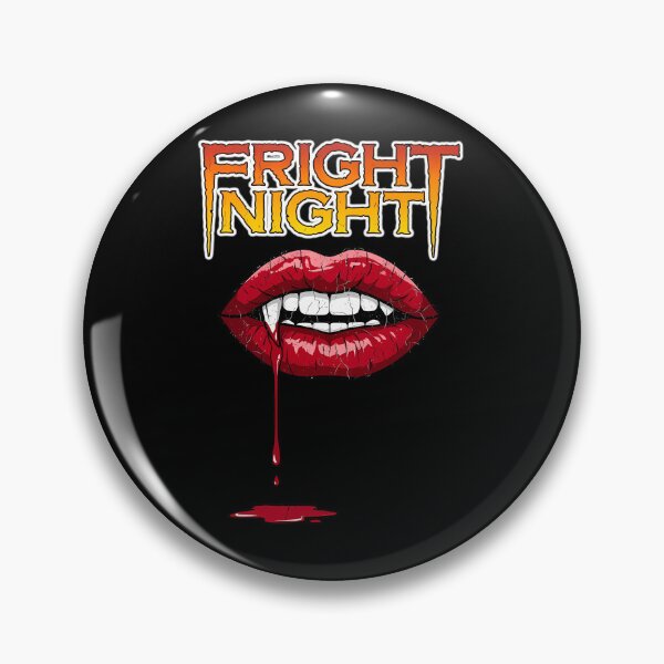 Item preview, Fright Night 1985 Retro Horror Poster Vampire Fang designed and sold by andrijadesign.
