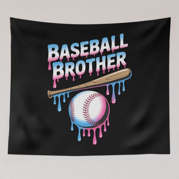 Item preview, Brother Baseball Tee Ice Cream Drip Birthday Game Day designed and sold by TrinaEspinoza.