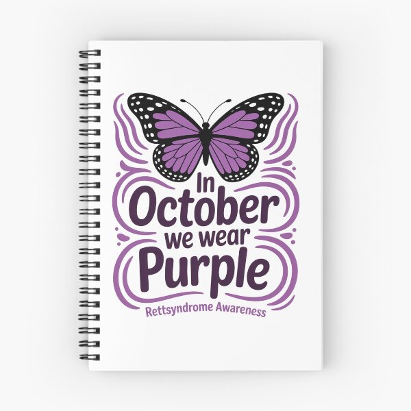 Item preview, In October We Wear Purple Rett Syndrome Awareness designed and sold by fferomananul.