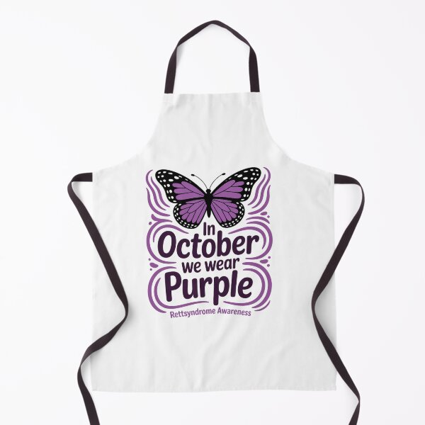 Item preview, In October We Wear Purple Rett Syndrome Awareness designed and sold by fferomananul.