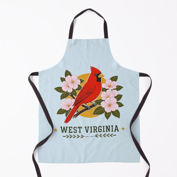 Item preview, West Virginia Cardinal & Rhododendron Homage designed and sold by The-Drip-Studio.
