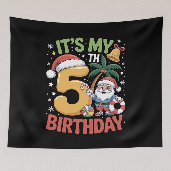 Item preview, It's My 5th Birthday Summer Xmas 5 Years Old Kids Girls Boys designed and sold by fferomananul.