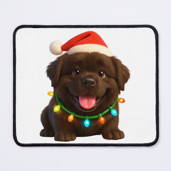Item preview, Christmas Newfoundland Dog designed and sold by Sillytoe.