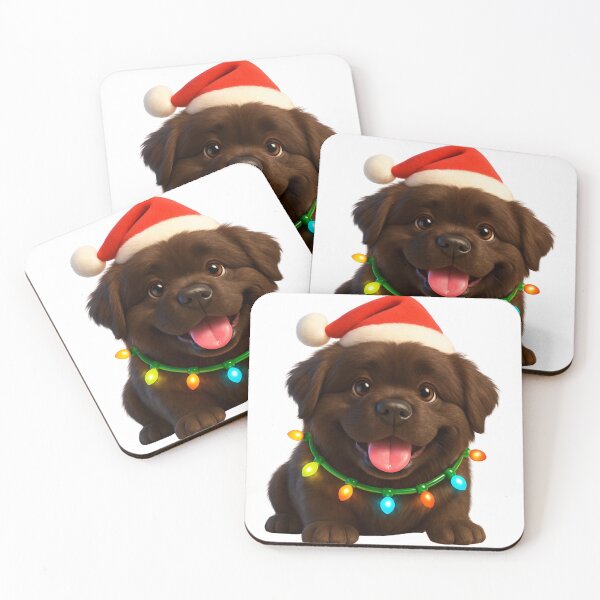 Item preview, Christmas Newfoundland Dog designed and sold by Sillytoe.