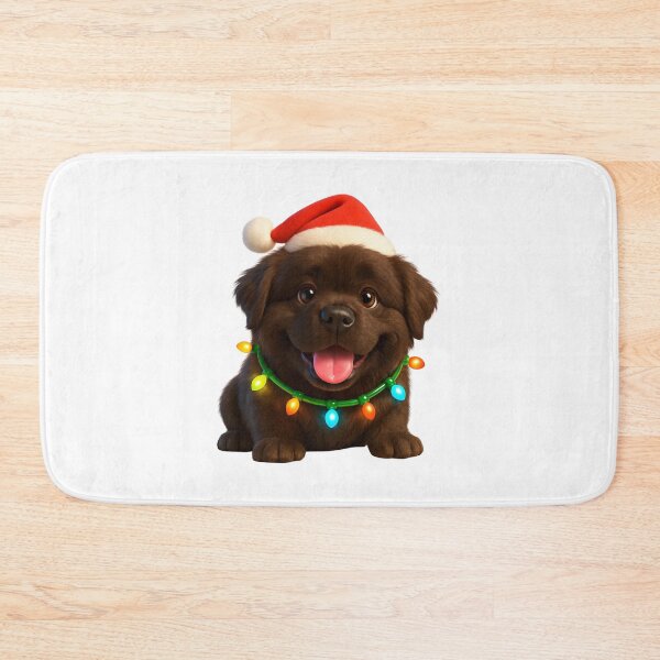 Item preview, Christmas Newfoundland Dog designed and sold by Sillytoe.