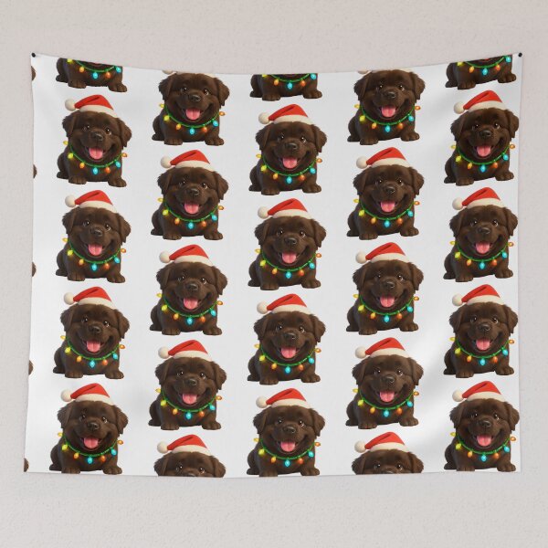 Item preview, Christmas Newfoundland Dog designed and sold by Sillytoe.