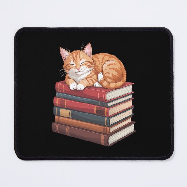 Item preview, Cat On Books Literary Charm for Cat Lovers designed and sold by TrinaEspinoza.