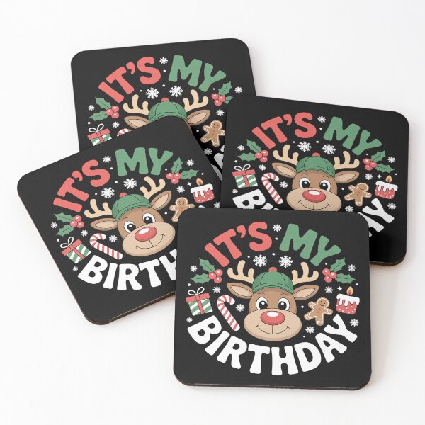 Item preview, It's My Birthday Boys Kids Reindeer Christma designed and sold by fferomananul.
