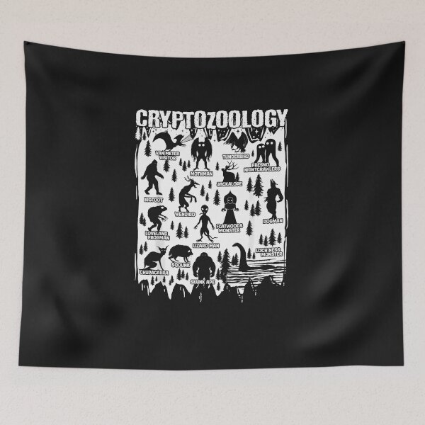 Item preview, Cryptozoology Cryptid Bigfoot Mothman Dogman Other Monsters designed and sold by FrankIsabel.