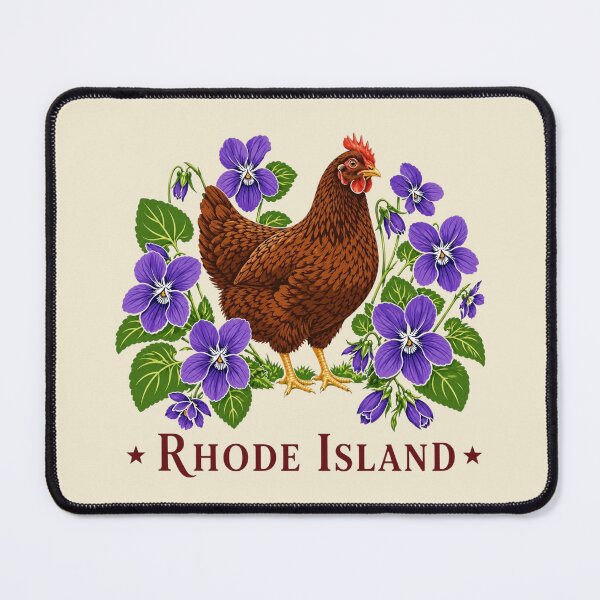 Item preview, Rhode Island Red & Violet State Homage designed and sold by The-Drip-Studio.