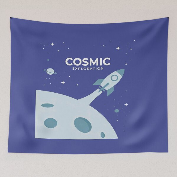 Item preview, COSMIC EXPLORATION – MINIMAL SPACE ADVENTURE designed and sold by TeyArtWork.