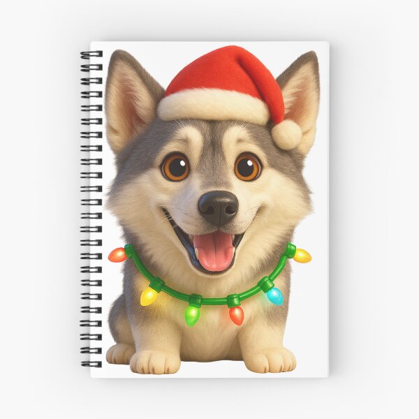 Item preview, Christmas Northern Inuit Dog designed and sold by Sillytoe.