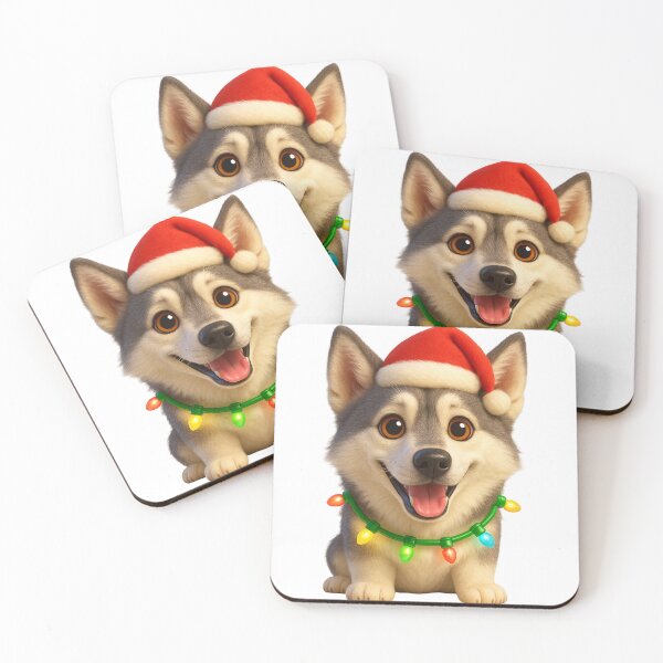 Item preview, Christmas Northern Inuit Dog designed and sold by Sillytoe.