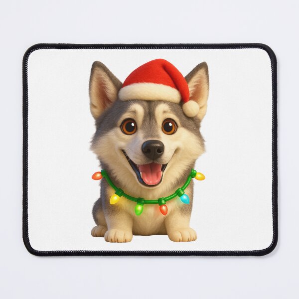 Item preview, Christmas Northern Inuit Dog designed and sold by Sillytoe.