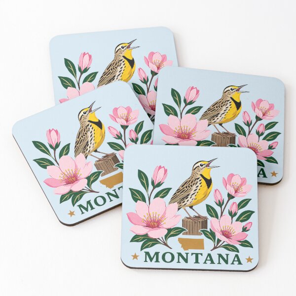 Item preview, Montana Meadowlark & Bitterroot Homage designed and sold by The-Drip-Studio.