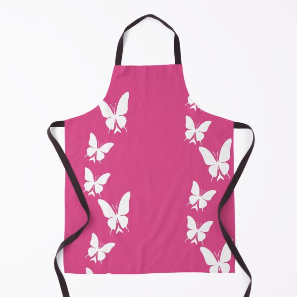 Item preview, white simple Magical Pink Butterflies – Dreamy Glow Aesthetic Art designed and sold by kerissfantasyart .