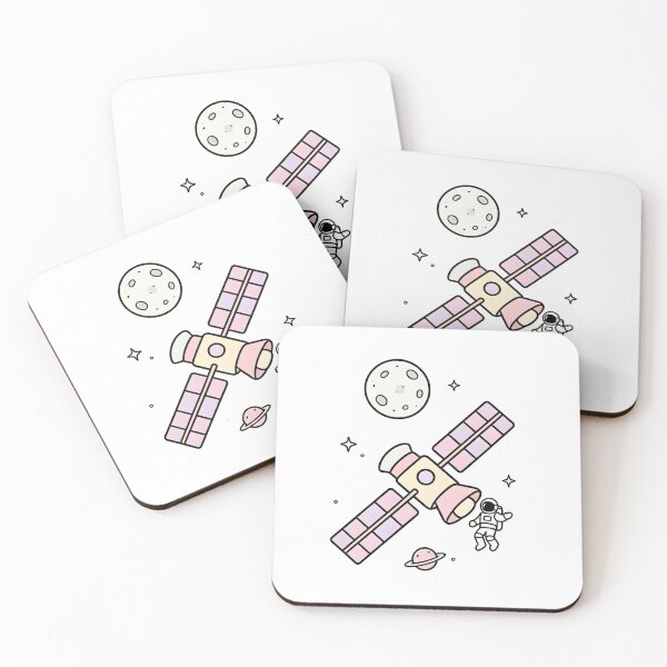 Item preview, Minimalist Astronaut Space Adventure | Cute Satellite Moon & Planet Explorer designed and sold by TeyArtWork.