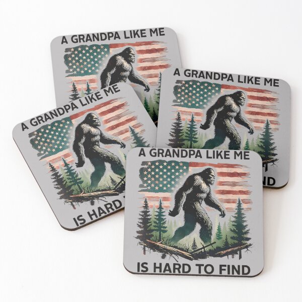 Item preview, A Grandpa Like Me is Hard to Find Bigfoot Dad Fathers Day designed and sold by GreggRoss.
