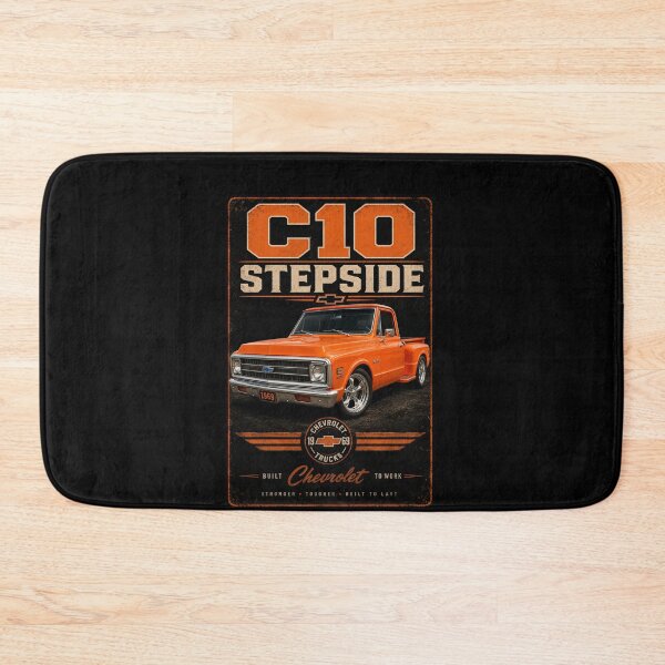 Item preview, 1969 C10 Stepside Classic Pickup Truck Vintage Art designed and sold by TheArtOfCar.