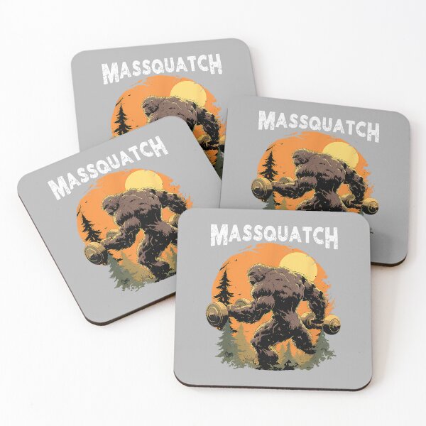 Item preview, Hairy Animal Workout Merch Bigfoot Massquatch Funny Sasquatch Workout Gym Weightlifter designed and sold by ArleneRowe.