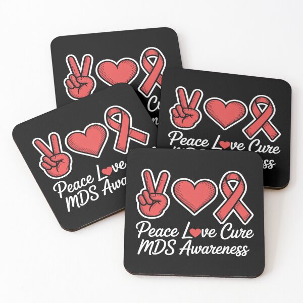 Item preview, MDS Myelodysplastic Syndrome Awareness Peace love Cure designed and sold by fferomananul.