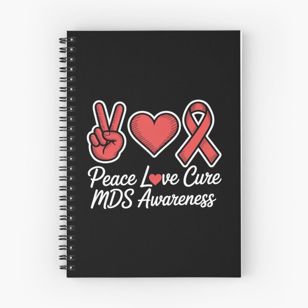 Item preview, MDS Myelodysplastic Syndrome Awareness Peace love Cure designed and sold by fferomananul.