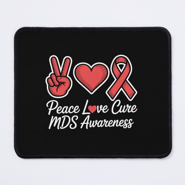 Item preview, MDS Myelodysplastic Syndrome Awareness Peace love Cure designed and sold by fferomananul.
