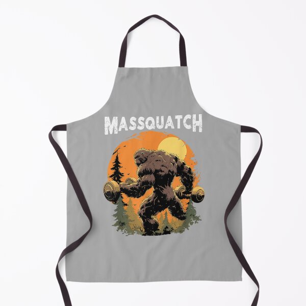 Item preview, Hairy Animal Workout Merch Bigfoot Massquatch Funny Sasquatch Workout Gym Weightlifter designed and sold by ArleneRowe.