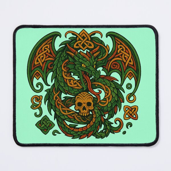 Item preview, Celtic Dragon Skull designed and sold by madmattx.