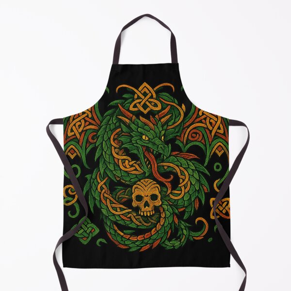 Item preview, Celtic Dragon Skull designed and sold by madmattx.