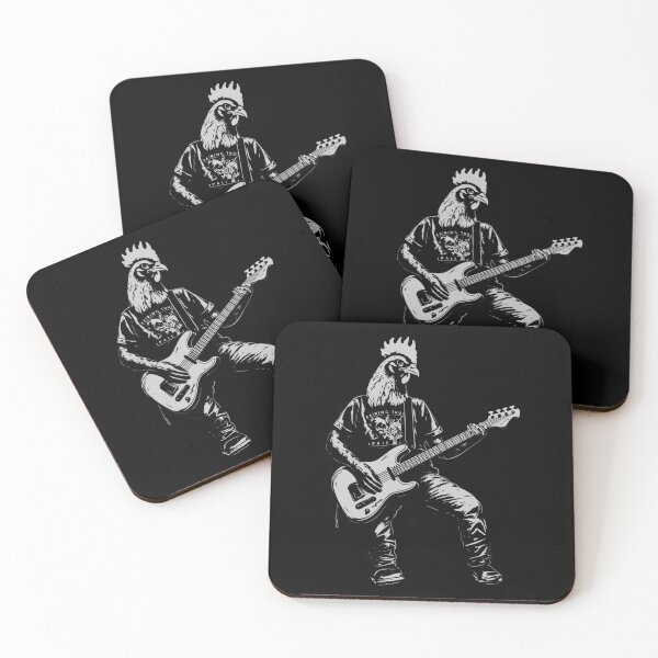 Item preview, Funny Chicken Guitarist Bass Guitar Mom Dad Kids designed and sold by rafaeltto.
