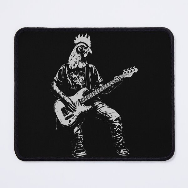 Item preview, Funny Chicken Guitarist Bass Guitar Mom Dad Kids designed and sold by rafaeltto.