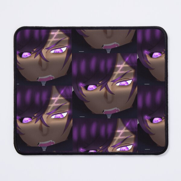 Item preview, Neon dark violet Curse Demon Boy – Dark Anime Fantasy Art designed and sold by kerissfantasyart .