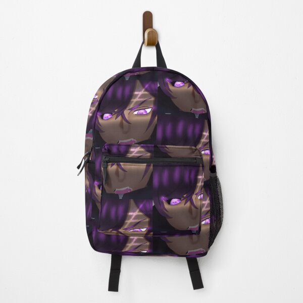 Item preview, Neon dark violet Curse Demon Boy – Dark Anime Fantasy Art designed and sold by kerissfantasyart .