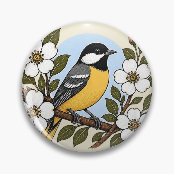 Item preview, Massachusetts Chickadee & Mayflower Homage designed and sold by The-Drip-Studio.