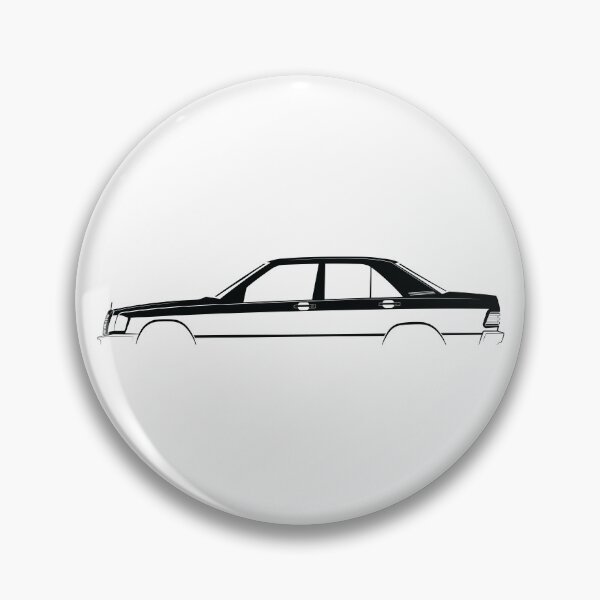 Item preview, 190 E (W201) (Black) designed and sold by Car Silhouettes.