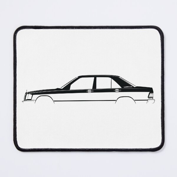 Item preview, 190 E (W201) (Black) designed and sold by Car Silhouettes.
