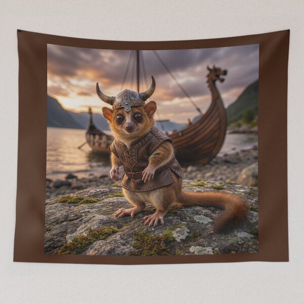 Item preview, Madame Berthe's Mouse Lemur Viking Sticks at Nothing designed and sold by Tridentulus.