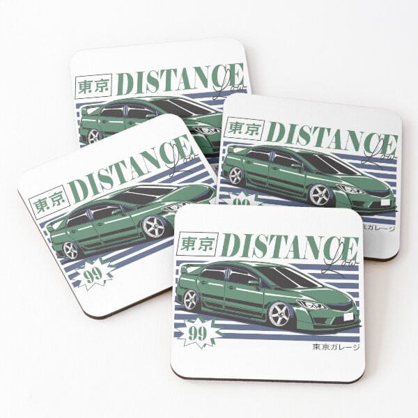 Item preview, Tokyo Distance Low - JDM Slammed Sedan Street Style Poster designed and sold by Pupung oktavian.