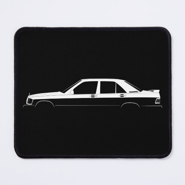 Item preview, 190 E 2.3-16 (W201) (White) designed and sold by Car Silhouettes.