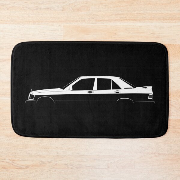 Item preview, 190 E 2.3-16 (W201) (White) designed and sold by Car Silhouettes.