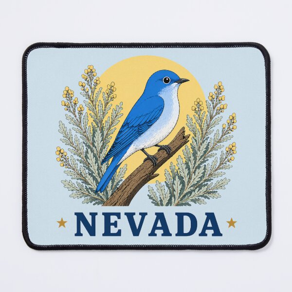 Item preview, Nevada Bluebird & Sagebrush Homage designed and sold by The-Drip-Studio.