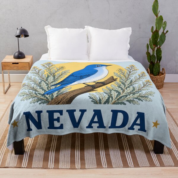 Item preview, Nevada Bluebird & Sagebrush Homage designed and sold by The-Drip-Studio.