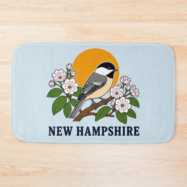 Item preview, New Hampshire Chickadee & Pink Lady Slipper Homage designed and sold by The-Drip-Studio.