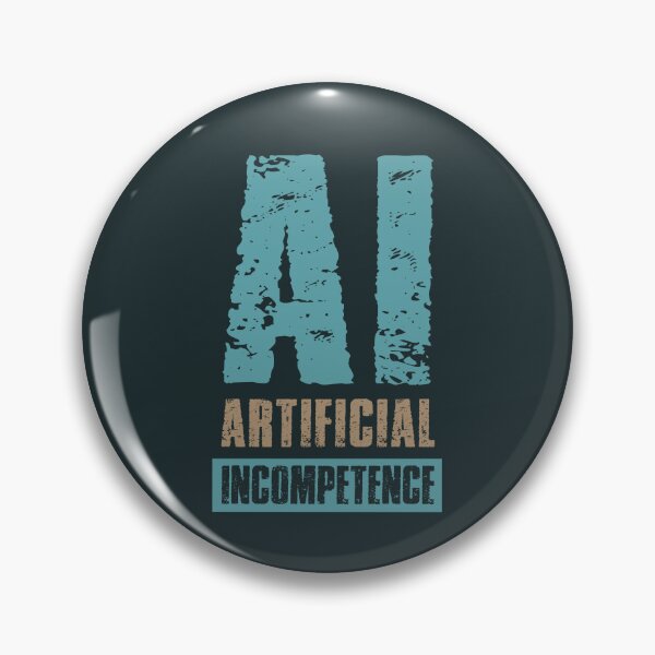 Item preview, Stop AI - Artificial Incompetence designed and sold by Frank J. Art.